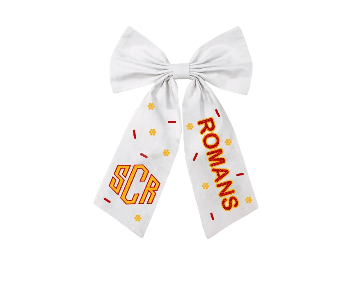 Custom Beaded School Bows