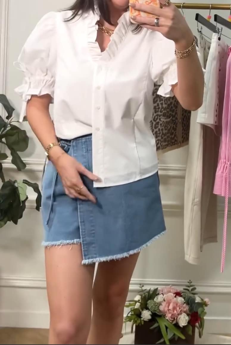 Chloe Top in White