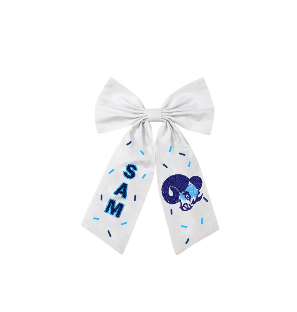 Custom Beaded School Bows