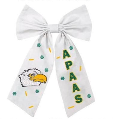 Custom Beaded School Bows