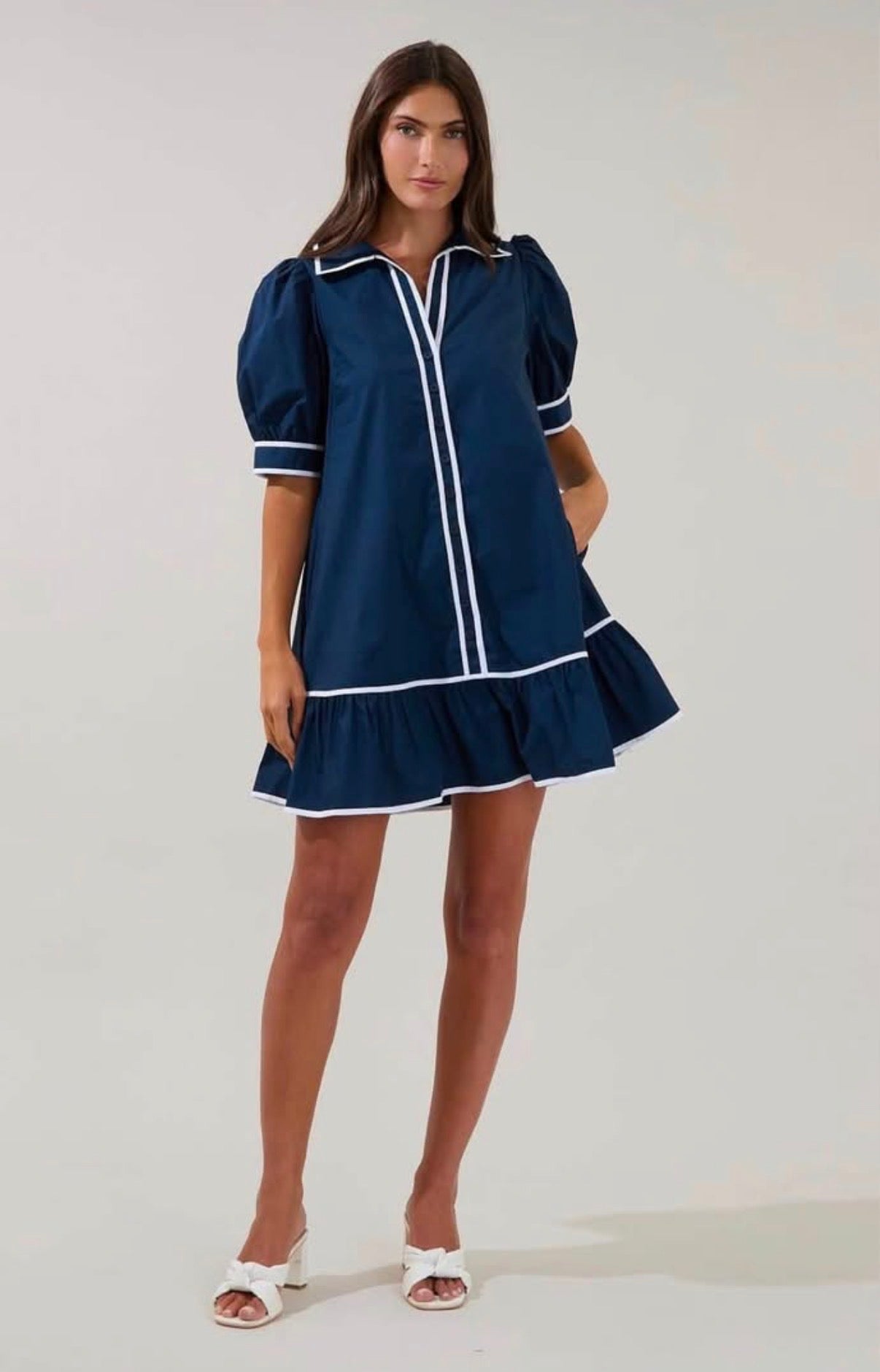 Levy Piped Dress
