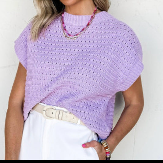 Rebecca Lavender Top