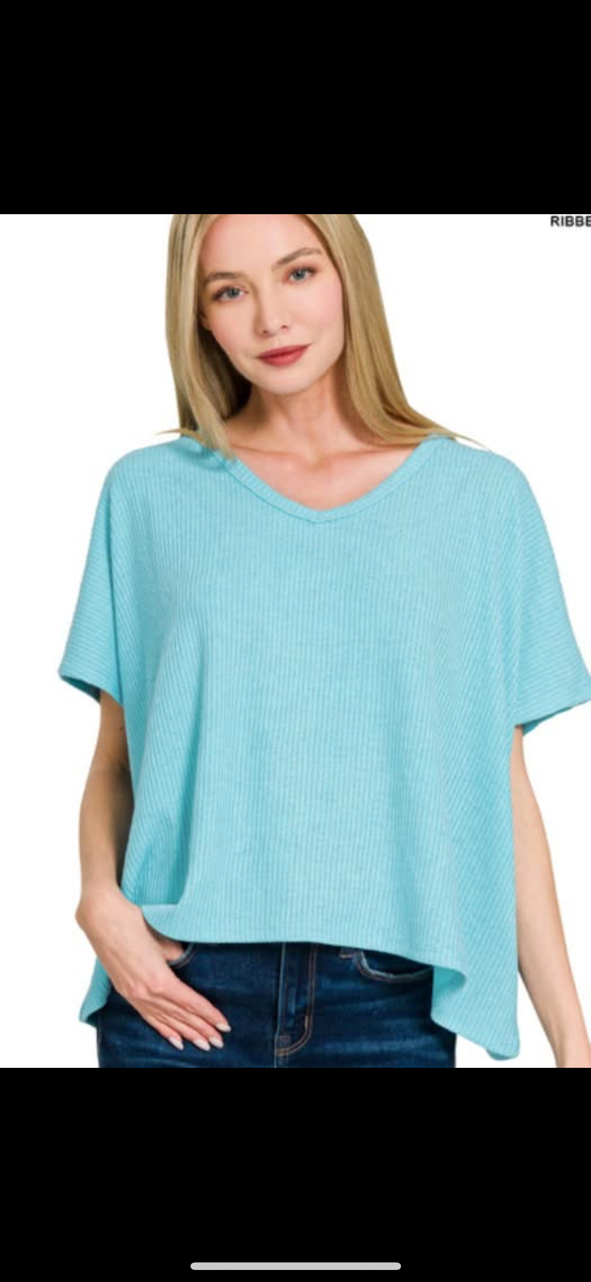Claire Sky Blue Top