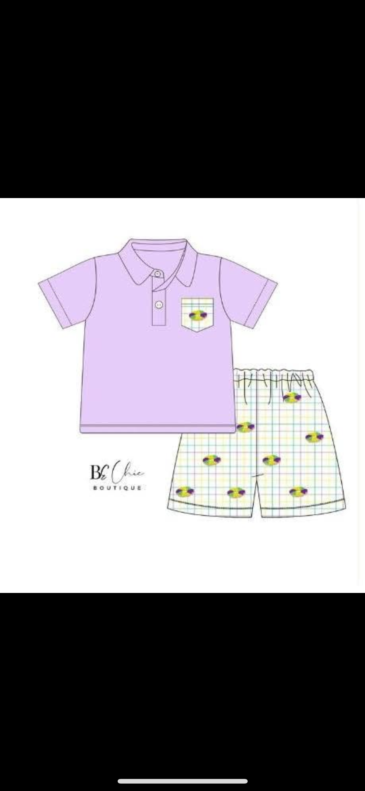 King Cake Boys Set