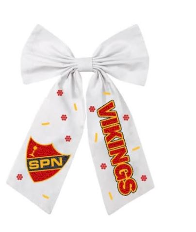 Custom Beaded School Bows