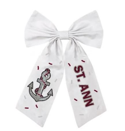 Custom Beaded School Bows