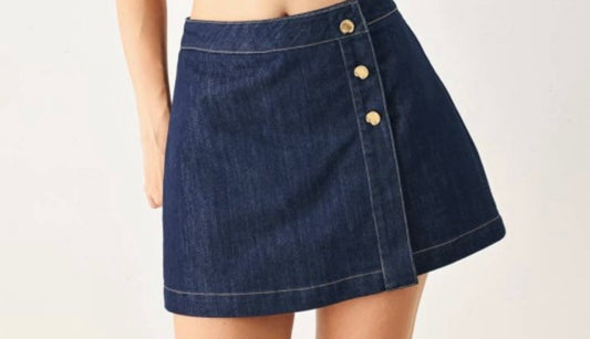 Denim Skort