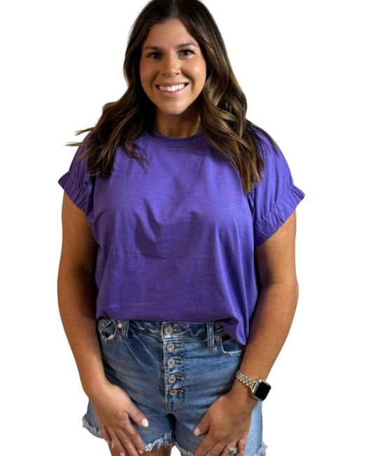 Purple Knit Top