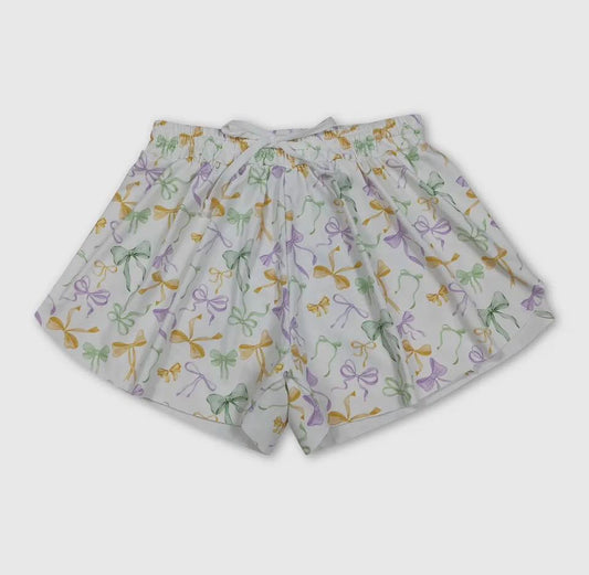 Girls Bow Swing Shorts