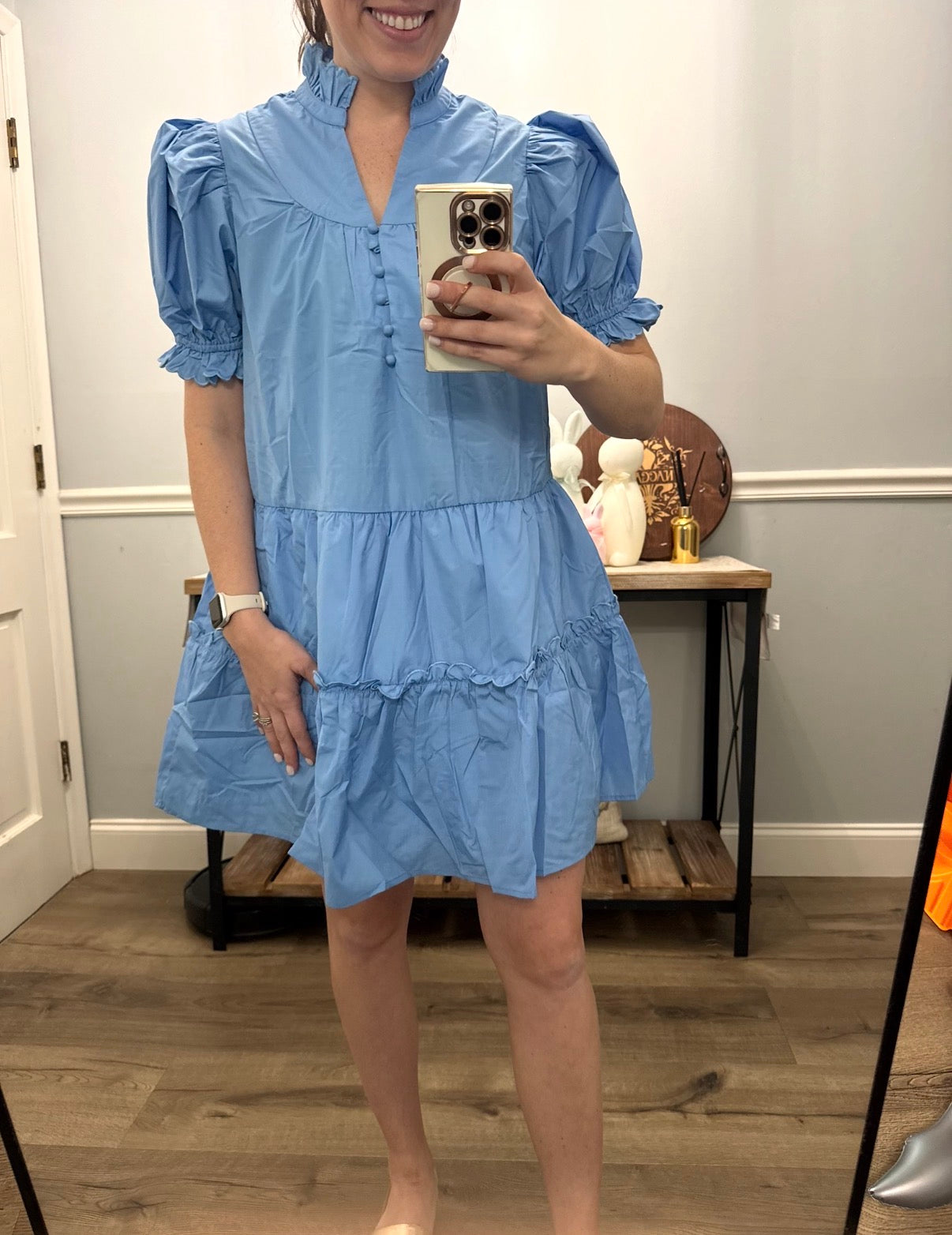 Blue Petal Dress