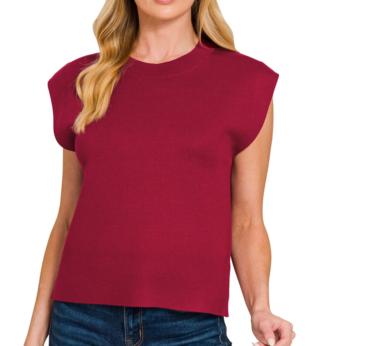 Cap Sleeve Sweater