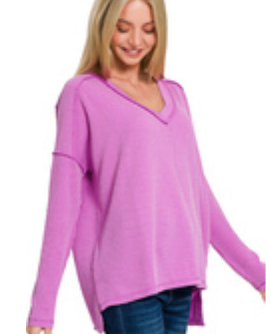 Violet Long Sleeve Top