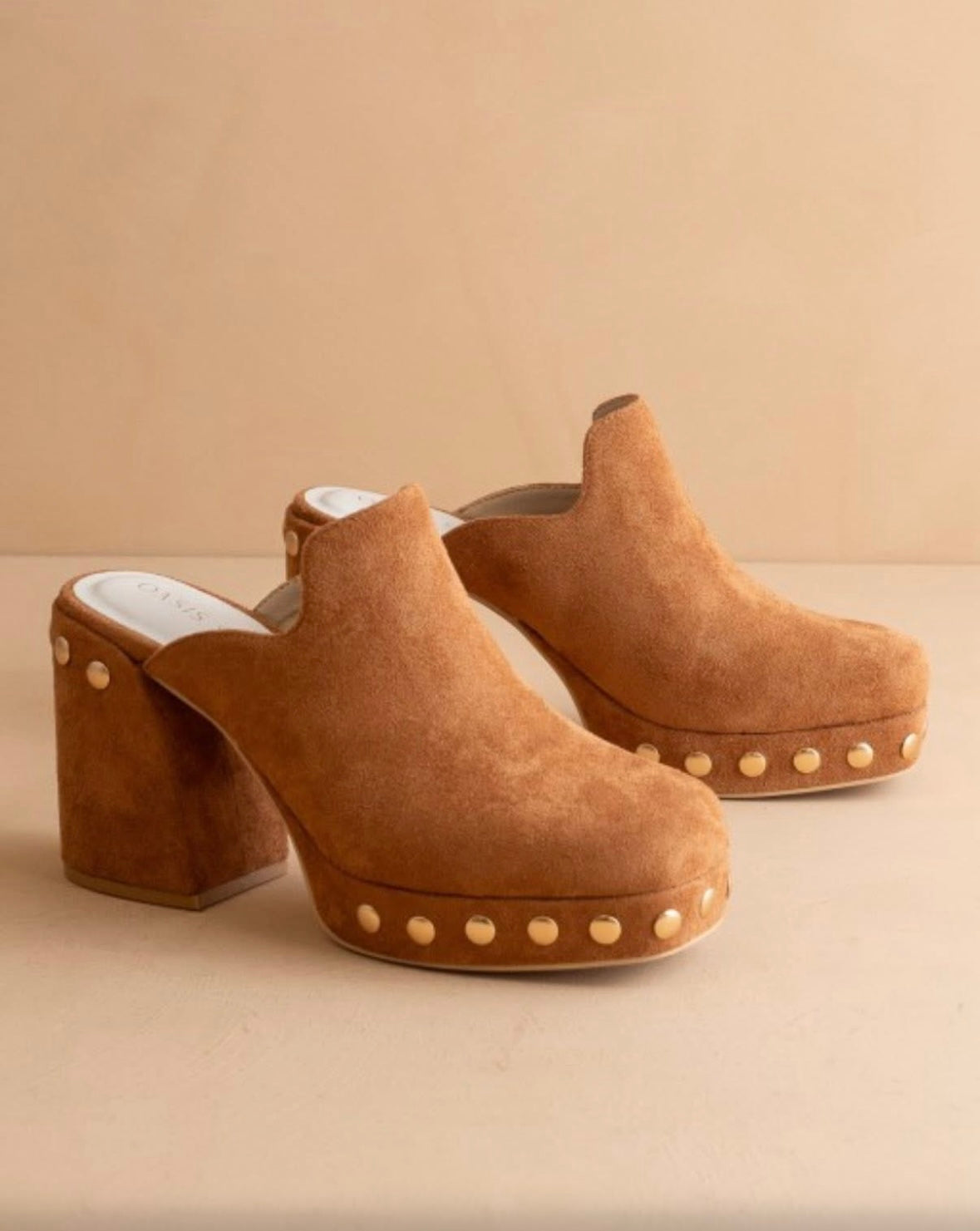 Camel Clog Mules