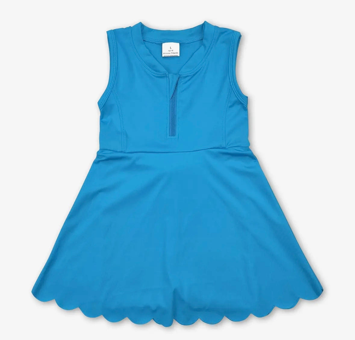 Scallop Girls Athletic Dress