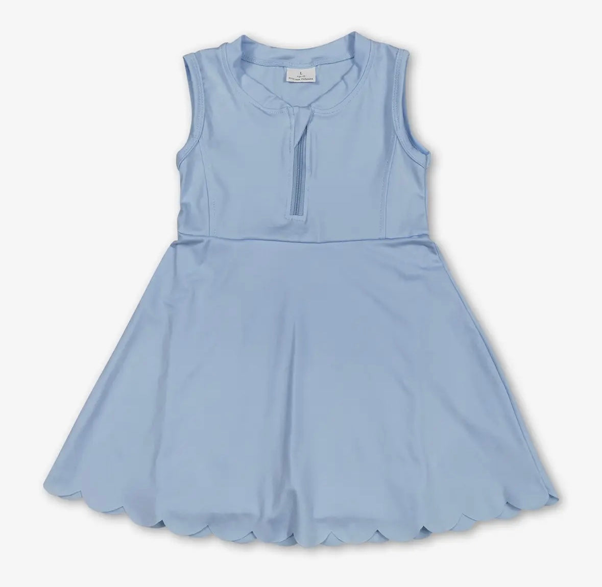 Scallop Girls Athletic Dress