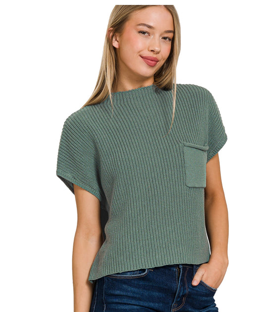 Ash Jade Pocket Top