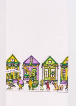 Mardi Gras Parade Hand Towel