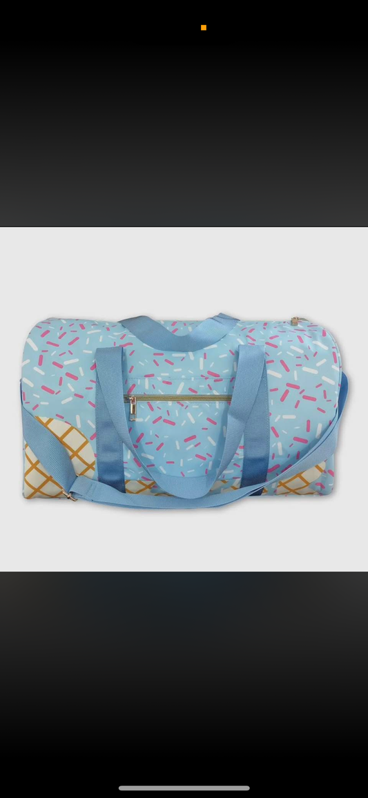 Baby Blue Drip Duffle