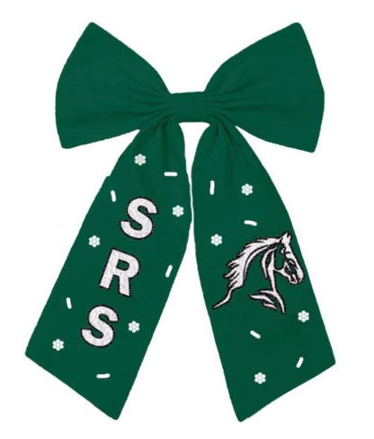 Custom Beaded School Bows