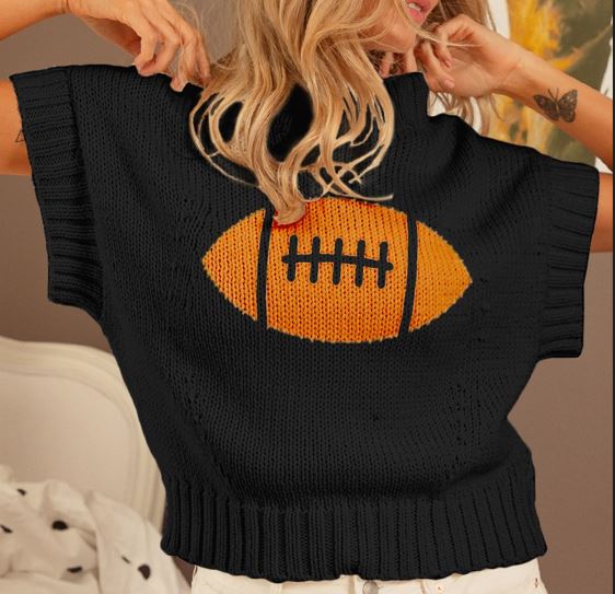 Football Sleeveless Sweater