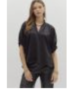 Black Metallic Shirt